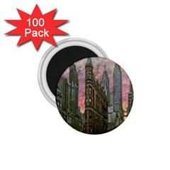 Flat Iron Building Toronto Ontario 1 75  Magnets (100 Pack)  by Nexatart