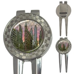 Flat Iron Building Toronto Ontario 3-in-1 Golf Divots by Nexatart