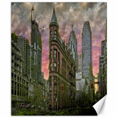 Flat Iron Building Toronto Ontario Canvas 8  X 10  by Nexatart