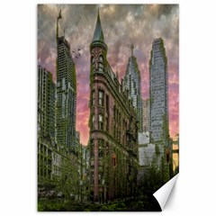 Flat Iron Building Toronto Ontario Canvas 12  X 18   by Nexatart