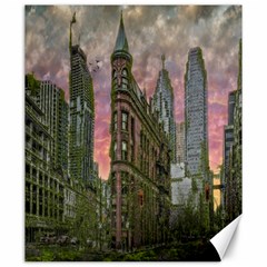 Flat Iron Building Toronto Ontario Canvas 20  X 24   by Nexatart