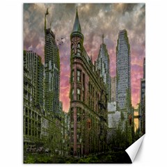 Flat Iron Building Toronto Ontario Canvas 36  X 48   by Nexatart