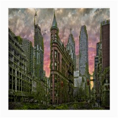 Flat Iron Building Toronto Ontario Medium Glasses Cloth by Nexatart