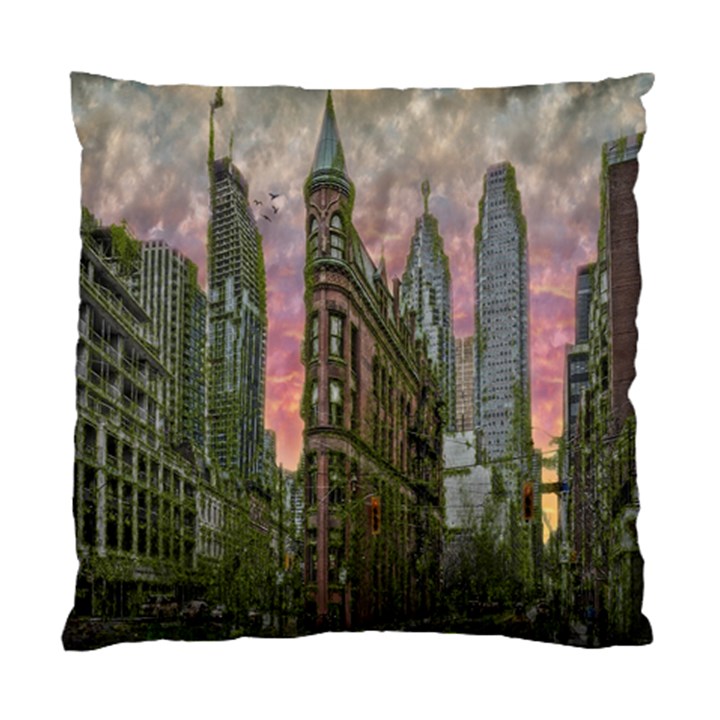 Flat Iron Building Toronto Ontario Standard Cushion Case (One Side)