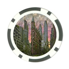 Flat Iron Building Toronto Ontario Poker Chip Card Guard (10 Pack) by Nexatart