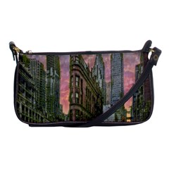 Flat Iron Building Toronto Ontario Shoulder Clutch Bags by Nexatart