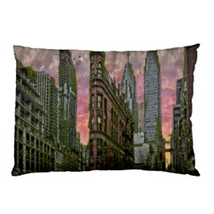 Flat Iron Building Toronto Ontario Pillow Case (two Sides) by Nexatart