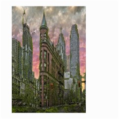 Flat Iron Building Toronto Ontario Small Garden Flag (two Sides) by Nexatart