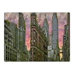 Flat Iron Building Toronto Ontario Double Sided Flano Blanket (Mini)  35 x27  Blanket Front