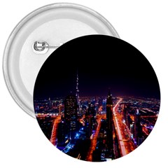 Dubai Cityscape Emirates Travel 3  Buttons by Nexatart