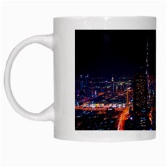 Dubai Cityscape Emirates Travel White Mugs by Nexatart