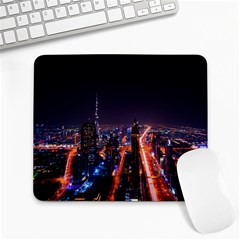 Dubai Cityscape Emirates Travel Large Mousepads by Nexatart