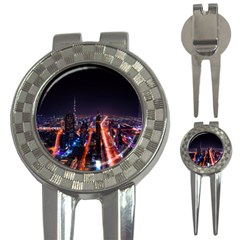 Dubai Cityscape Emirates Travel 3-in-1 Golf Divots by Nexatart