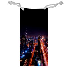 Dubai Cityscape Emirates Travel Jewelry Bag by Nexatart