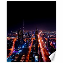 Dubai Cityscape Emirates Travel Canvas 11  X 14   by Nexatart