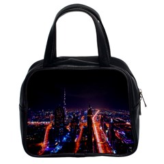 Dubai Cityscape Emirates Travel Classic Handbags (2 Sides) by Nexatart