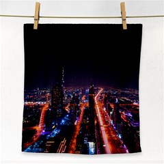 Dubai Cityscape Emirates Travel Face Towel by Nexatart