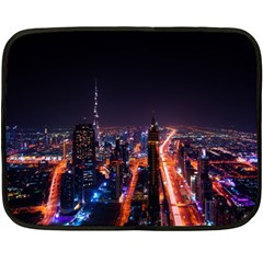 Dubai Cityscape Emirates Travel Double Sided Fleece Blanket (mini)  by Nexatart