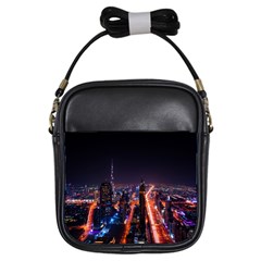 Dubai Cityscape Emirates Travel Girls Sling Bags by Nexatart