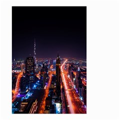 Dubai Cityscape Emirates Travel Small Garden Flag (two Sides) by Nexatart