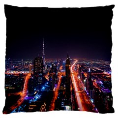 Dubai Cityscape Emirates Travel Standard Flano Cushion Case (two Sides) by Nexatart