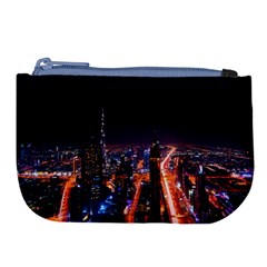 Dubai Cityscape Emirates Travel Large Coin Purse by Nexatart