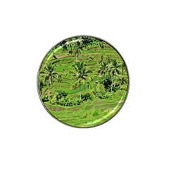 Greenery Paddy Fields Rice Crops Hat Clip Ball Marker by Nexatart