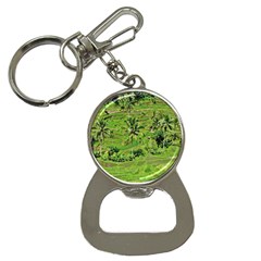 Greenery Paddy Fields Rice Crops Button Necklaces by Nexatart