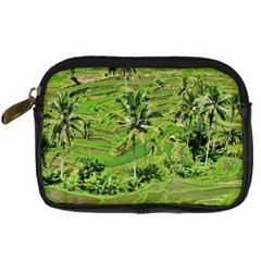 Greenery Paddy Fields Rice Crops Digital Camera Cases by Nexatart