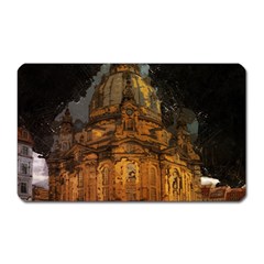 Dresden Frauenkirche Church Saxony Magnet (rectangular) by Nexatart