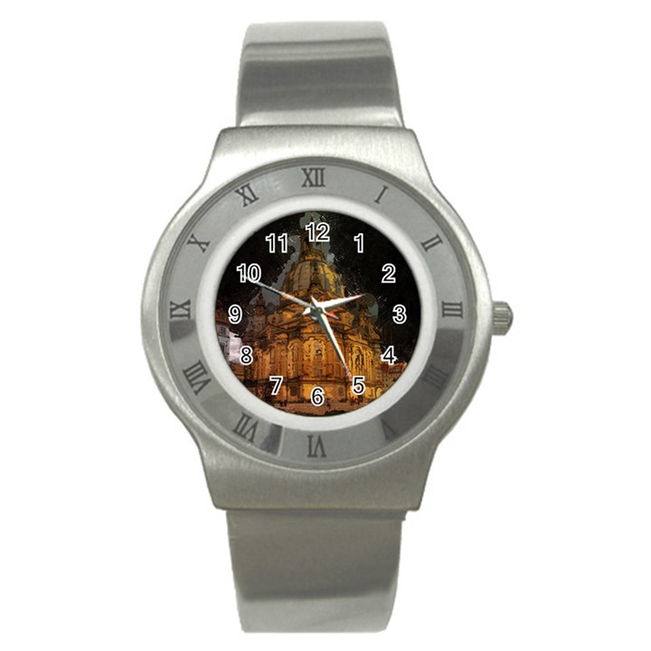 Dresden Frauenkirche Church Saxony Stainless Steel Watch