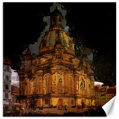 Dresden Frauenkirche Church Saxony Canvas 12  X 12   by Nexatart