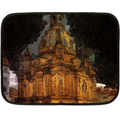 Dresden Frauenkirche Church Saxony Fleece Blanket (mini) by Nexatart