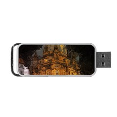 Dresden Frauenkirche Church Saxony Portable Usb Flash (two Sides) by Nexatart