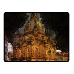 Dresden Frauenkirche Church Saxony Double Sided Fleece Blanket (small)  by Nexatart