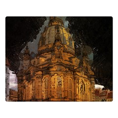 Dresden Frauenkirche Church Saxony Double Sided Flano Blanket (large)  by Nexatart