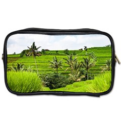 Bali Rice Terraces Landscape Rice Toiletries Bags 2-side by Nexatart