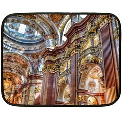 Baroque Church Collegiate Church Fleece Blanket (mini) by Nexatart