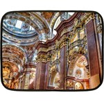 Baroque Church Collegiate Church Fleece Blanket (Mini) 35 x27  Blanket