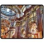 Baroque Church Collegiate Church Fleece Blanket (Medium)  60 x50  Blanket Front