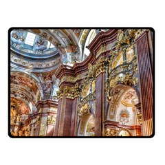 Baroque Church Collegiate Church Fleece Blanket (small) by Nexatart