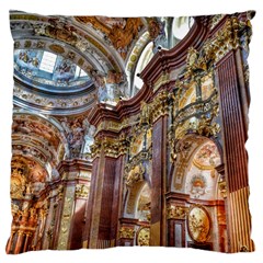 Baroque Church Collegiate Church Large Cushion Case (two Sides) by Nexatart