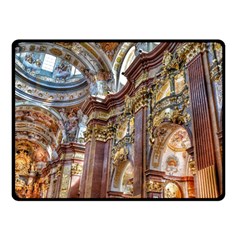 Baroque Church Collegiate Church Double Sided Fleece Blanket (small)  by Nexatart