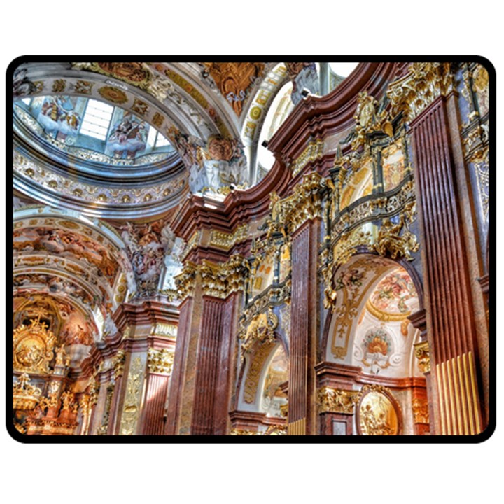 Baroque Church Collegiate Church Double Sided Fleece Blanket (Medium) 