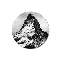 Matterhorn Switzerland Mountain Magnet 3  (round) by Nexatart