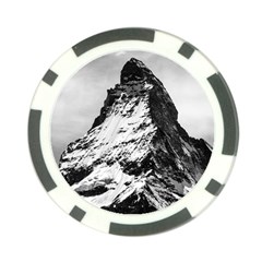 Matterhorn Switzerland Mountain Poker Chip Card Guard by Nexatart