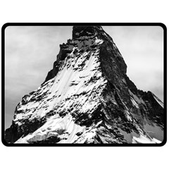 Matterhorn Switzerland Mountain Fleece Blanket (large)  by Nexatart