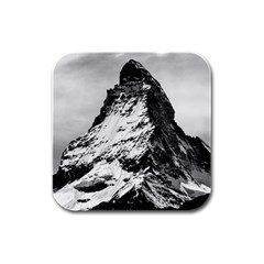 Matterhorn Switzerland Mountain Rubber Square Coaster (4 Pack)  by Nexatart