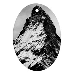 Matterhorn Switzerland Mountain Oval Ornament (two Sides) by Nexatart