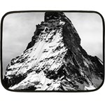 Matterhorn Switzerland Mountain Fleece Blanket (Mini) 35 x27  Blanket